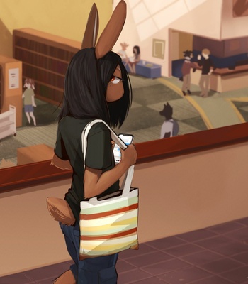 Quiet Library comic porn thumbnail 001