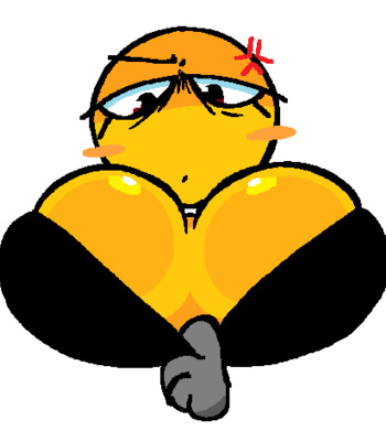 Big Boobed Emoji Girl comic porn sex 4