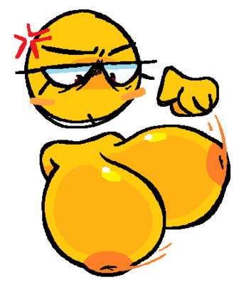 Big Boobed Emoji Girl comic porn sex 5