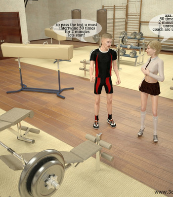 3D Futanari Test of Physical Culture comic porn sex 2