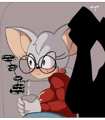 A nerd!Rouge christmas comic porn sex 3