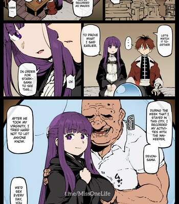 [Ahemaru] Ganbatta Fern-san | Fern-san did her best (Sousou no Frieren) [English] [Gagak Ireng] [Colorized] comic porn thumbnail 001