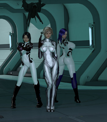 Alian VS Lady comic porn sex 30