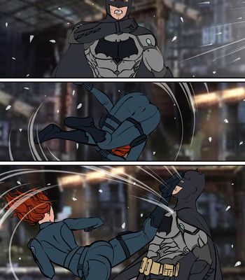 Batman vs Black Widow comic porn sex 4