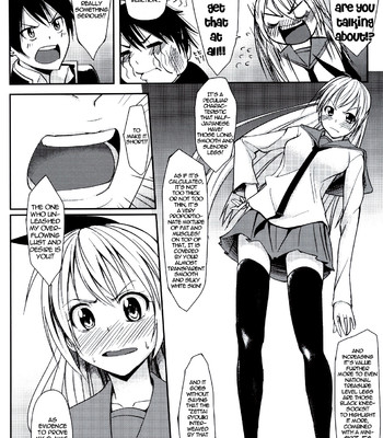 (C83)[Seniman Kartun (Kosuke Haruhito)] Footjob (Nisekoi) [English] comic porn sex 3