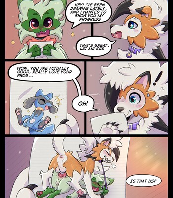 Dusk Lycanroc x Floragato (ongoing) comic porn sex 1