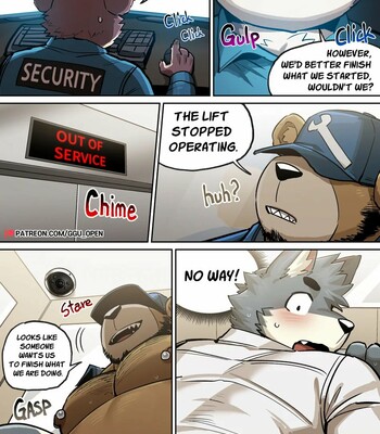 Elevator comic porn sex 6