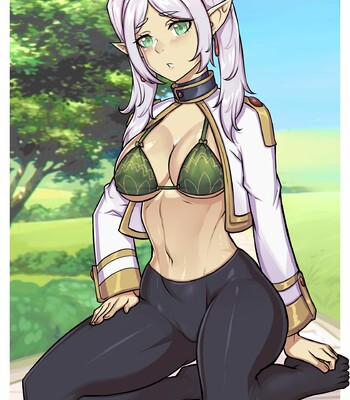 Frieren Stripgame comic porn sex 12