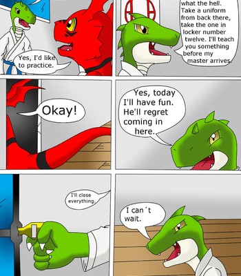 Guilmon Training Karate (Pratica Karate) comic porn sex 4