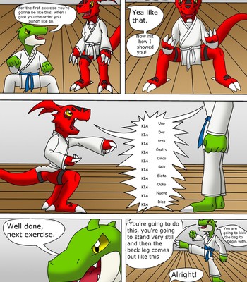 Guilmon Training Karate (Pratica Karate) comic porn sex 9