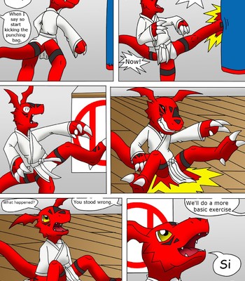 Guilmon Training Karate (Pratica Karate) comic porn sex 10
