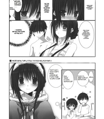 Imouto no otetsudai 3 comic porn sex 2