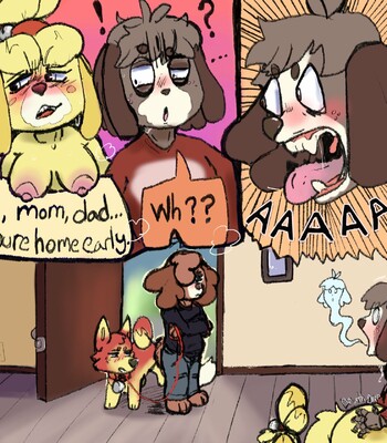Isabelle&Digby Quickie – foxvomitarts comic porn sex 8