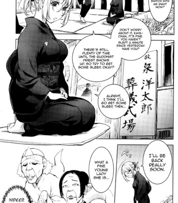 Kaya-nee in her mourning dress comic porn sex 5