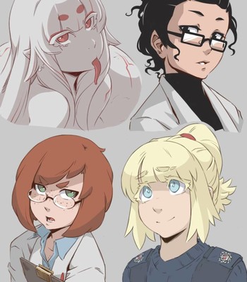 lil Alien Girl and Scientist Lady by Hushabye Valley [ Short Story Collections ] comic porn sex 22