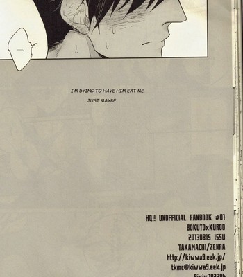 Live not to eat, but eat to live! (haikyuu!!) comic porn sex 29