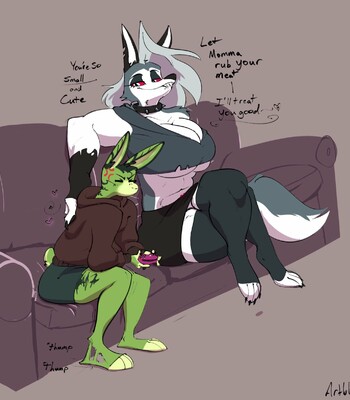 Loona keeps teasing the bun comic porn thumbnail 001