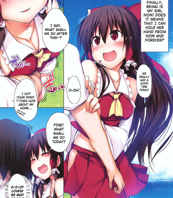 Lovely reimu comic porn sex 2