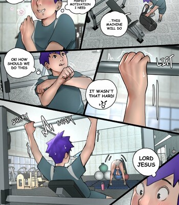Lucy Gym Encounter comic porn sex 6