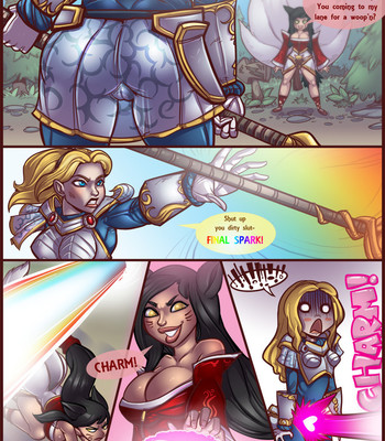 Lux X Ahri comic porn sex 1