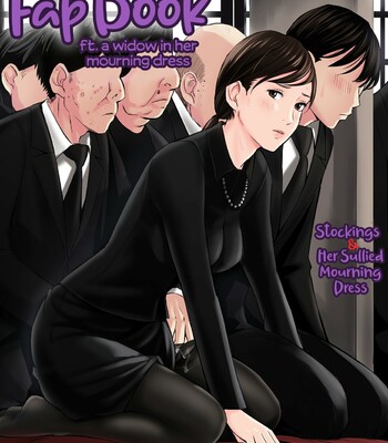 Mofuku Miboujin no Erohon desu | This is a Fap Book ft. a widow in her mourning dress comic porn thumbnail 001