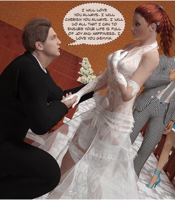 Naughty Shemale Bride comic porn sex 4