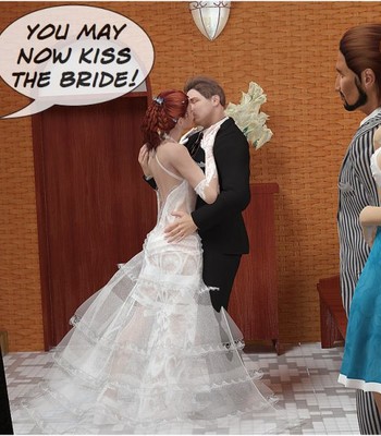 Naughty Shemale Bride comic porn sex 5