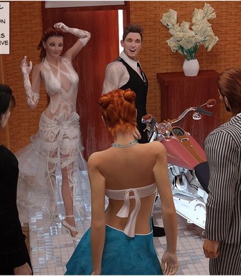 Naughty Shemale Bride comic porn sex 10