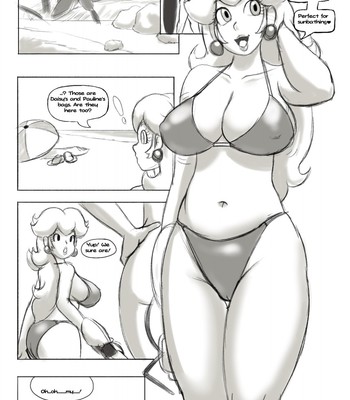 Peach’s Beach Adventure comic porn sex 1