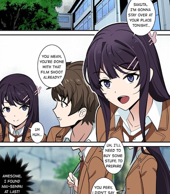 Possessing Sakurajima Mai and Cucking Her Lover comic porn sex 1