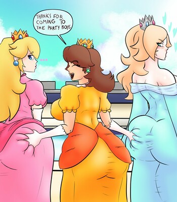 Princess Pool Party comic porn sex 1