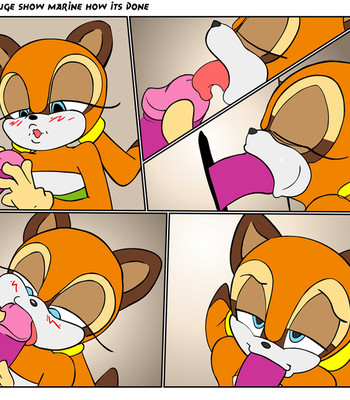 Rouge showing Marine how its done[M/F][W.I.P] comic porn sex 4