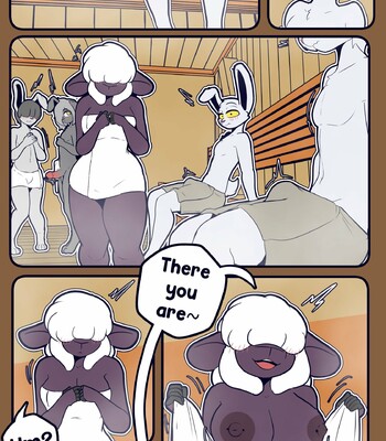 Sauna Fun With A Milf Sheep comic porn sex 1