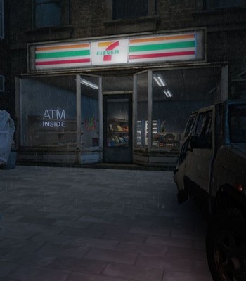 (Second Life) Femboy Trissy Interracial – Snack Run comic porn sex 1