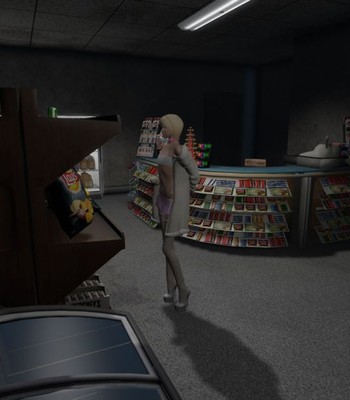 (Second Life) Femboy Trissy Interracial – Snack Run comic porn sex 2