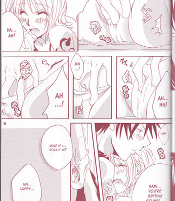 Sekai no hate ni hanataba wo – one piece luffy x nami book comic porn sex 19
