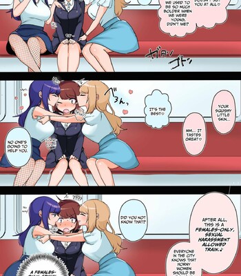 Sexual Harassment OK! Women-only Groping Carriage ~Rookie OL’s Lesbian Corruption~ comic porn sex 3