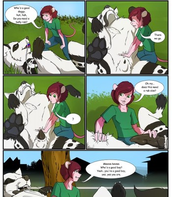 Shayla’s Dog sitting comic porn sex 1