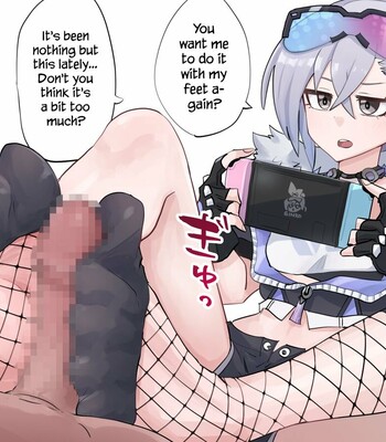 Silver Wolf’s Footjob Endurance Game comic porn thumbnail 001