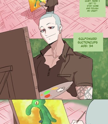 Spongebob x Squidward comic porn sex 1