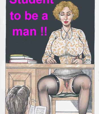 Teaching Her Student to be a Man [English] comic porn thumbnail 001