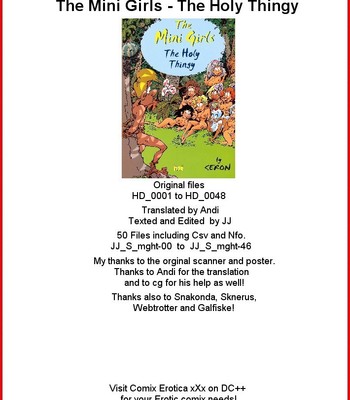 The Mini Girls 1: The Holy Thingy comic porn sex 1