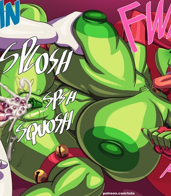 [TotoDraws] Green Boobs (The Grinch) comic porn sex 5
