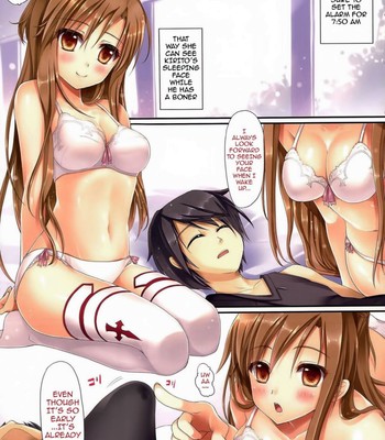 [twinbox (hanahanamaki, sousouman)] asuna ni 100% nama nakadashi shimasu | cumming inside asuna 100% raw comic porn sex 8