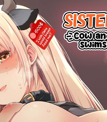 Ushi Cleaire-san mo ikuraatte mo Komaranai | Sister Cleaire Cow and transparent swimsuit variants comic porn thumbnail 001