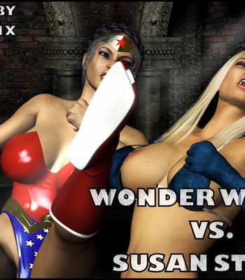 Wonder Woman vs Sue Storm comic porn sex 1