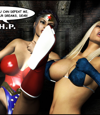 Wonder Woman vs Sue Storm comic porn sex 7