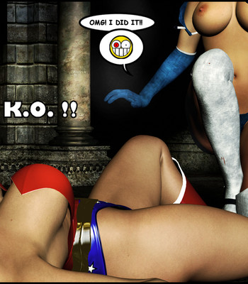 Wonder Woman vs Sue Storm comic porn sex 14