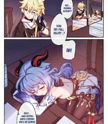 Working Overtime With Ganyu comic porn thumbnail 001
