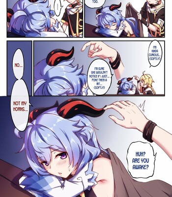 Working Overtime With Ganyu comic porn sex 2